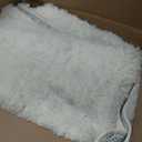 BENRON Fluffy Rugs for Living Room 5x8 Cream White, Washable Large Area Rugs for Bedroom Dining Table Office Kids Nursery Room, Washable Indoor Floor Carpets