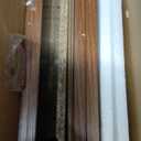 87" Farmhouse Storage Cabinet With Metal Base and Adjustable Shelf, Sideboard Coffee Bar With 2 Doors for Kitchen, Dining Room, Living Room, Brown