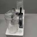 MOKATNG Wall Sconces Set of Two, Black and Gold Bathroom Sconces with Clear Glass, Hardwired Sconces Wall Decor Set of 2, Modern Wall Light Fixtures for Bathroom Mirror Living Room Bedroom Hallway