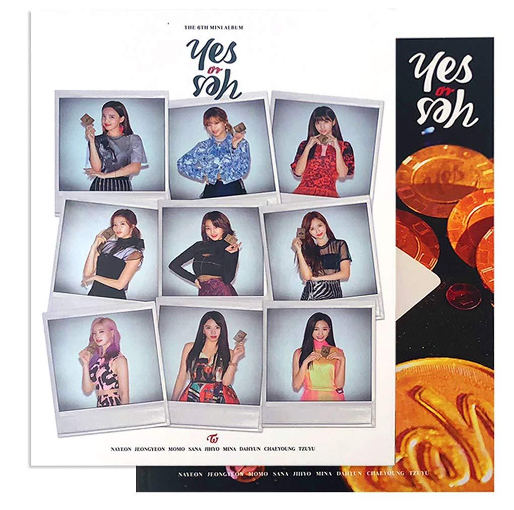 TWICE 6th Mini Album - YES OR YES B ver. Photobook+Photocards+Yes or Yes Card+Tracking Sealed