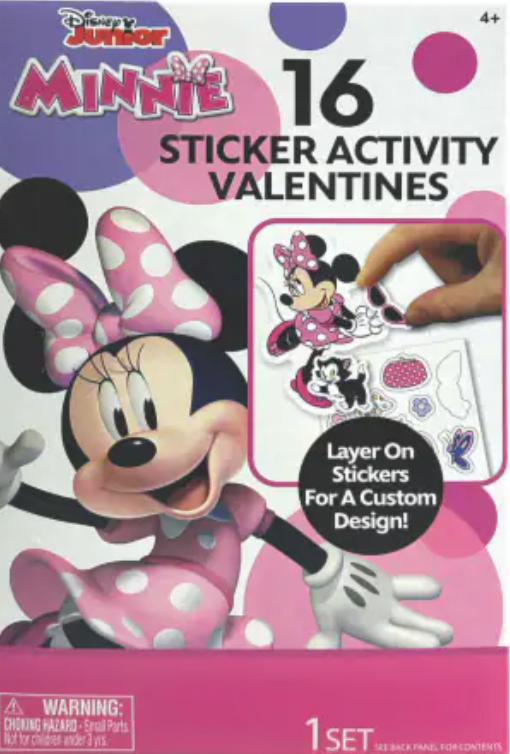 Exchange Cards Sticker Activiti Minnie 2 Pack