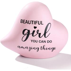 Motivational Gift for Teen Girls Stuff Ceramic Heart You are Amazing  Preppy Room Dcor for Birthday, Graduation for Daughter, Sister, College Girls, Wedding Shower Bridal Gifts