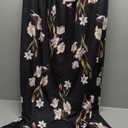 GRACE KARIN Women Strapless Dress Casual Loose Ruched Long Maxi Dress with Pockets (Floral Black)