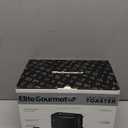 Elite Gourmet ECT1027B Cool Touch Toaster with 6 Temperature Settings & Extra Wide 1.25" Slots for Bagels, Waffles, Specialty Breads, Puff Pastry, Snacks, ETL Certified, 2 Slices, Black