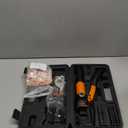 Sanuke Hydraulic Crimping Tool and Cable Cutter, 12 AWG to 2/0 AWG, 10 Tons Electrical Terminal Cable Crimper Tool Kit with 9 Die Sets and 64PCS Copper Wire Lugs