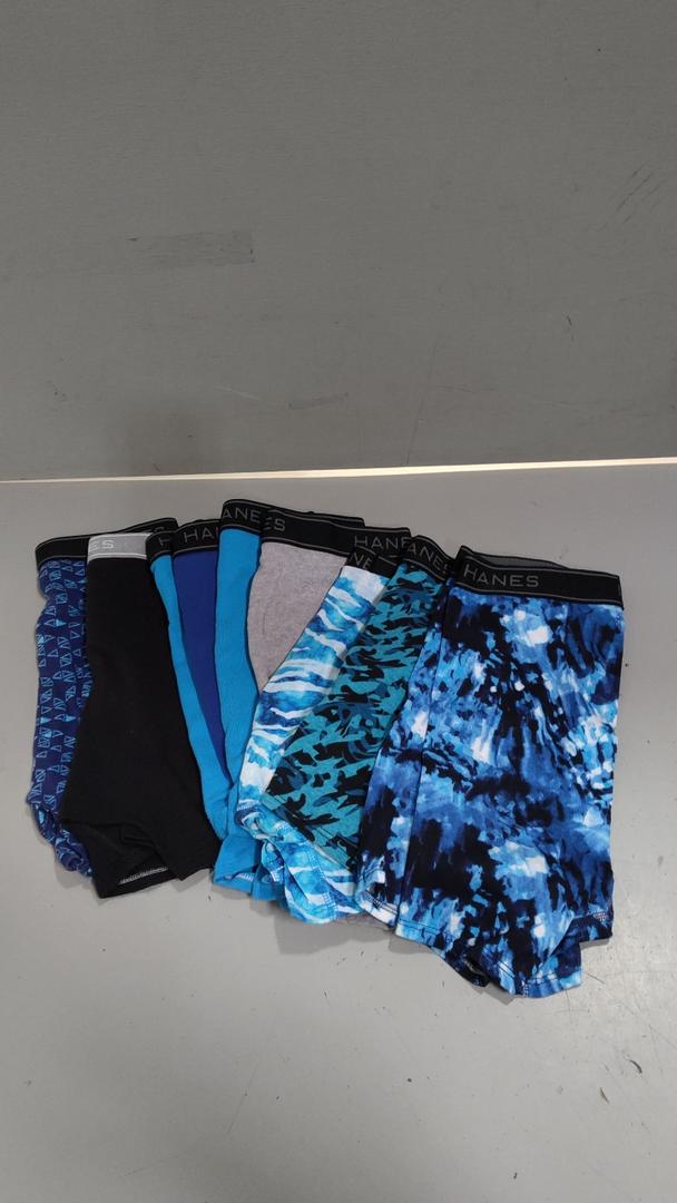 Hanes Boys' Underwear, Boxer Briefs for Boys and Toddlers, Soft Cotton, 9 Packs, XL