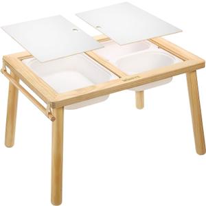 wingyz Kids Table for Play Study Dining Toys Storage, Sensory Tables for Toddler, Activity Table with Storage Bins Birthday Gifts for Boys and Girls, 30x21x17.5 in