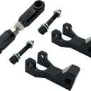 Front and Rear Lowering Kit Fit for Yamaha Banshee 350 YFZ350 1987-2006, Raptor 660 660R YFM660R 2001-2005,Raptor 700 700R YFM700 2006-2020,Warrior 350 YFM350X 1987-2004 (Black)