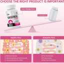 DVO Vaginal Probiotics for Women,pH Balance,60 Billion CFU with Prebiotics & Lactobacillus,Healthy Odor, Yeast Balance & Flora Support for Immune Health 90 Count