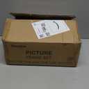 Povrgive Picture Frames, Made of Real Glass and Wooden Frame, Gallery Photo Frames Set of 10 for Collage Wall Decor, Multi Sizes Including 8x10, 5x7, 4x6 for Mounting or Tabletop Display, White