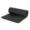 Yoga mat 1" thick 24.5" long ( Black )
