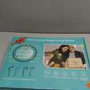 10X 30X Floor Magnifying Glass with Light and Stand,36 LED Flexible Gooseneck Magnifying Lamp, Adjustable Brightness Large Lighted Magnifiers for Reading,Sewing,Crafts,Painting,DIY,Close Work (Black)