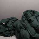 Litanika Queen Comforter Set Dark Emerald Green  7 Pieces Bed in a Bag Queen Bedding Comforter Sets, Solid Lightweight Bed Set with Comforter, Sheets, Pillowcases & Shams