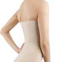 +MD Women's Strapless Shapewear Full Body Slip Seamless Targeted Firm Tummy Control Slip Under Dresses (S)