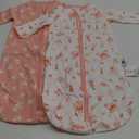 Miracle Baby Long Sleeve Sleep Sack 2 Pack Wearable Blanket Baby 100% Cotton Sleeping Bag for Newborn Infant Toddler 0-6m