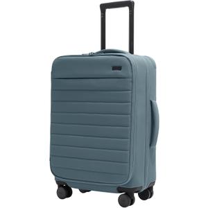Away Softside Bigger Carry-On Suitcase, 23 Inch Lightweight, Expandable High-Strength Nylon Luggage With Spinner Wheels, Meets Requirements for Most Major Airlines, Coast Blue
