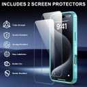 for iPhone 17 Case [Shockproof] [Dropproof] [Heavy Duty Protection] [Pocket-Friendly] Slim & Tough Non-Slip Protective Phone Cover for iPhone17 6.3inch, Mint Green