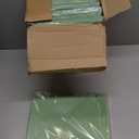 Yeaqee 100 Pcs Plastic Folders with Pockets Bulk 3 Hole Punched 2 Pocket File Folders for 3 Ring Binder Divider Folder for Notebooks, Durable Poly for Office Home (Sage Green)