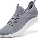 ALEADER Women's Energycloud Lightweight Slip On Walking Running Shoes (7, Dark Gray)