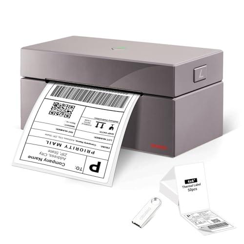 ORGBRO Z1 Shipping Label Printer, 4x6 Thermal Label Printer for Small Business, High Speed Sticker Maker for Commercial Grade Shipping Packages, Used for Amazon, Ebay, Shopify, USPS (USB Only)