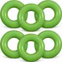6 Pcs Inflatable Pool Floats 24 Inches Swim Tube Bulk Swimming Ring Pool Floaties for Beach Party Decorations Women and Men River Lake Summer Vacation Holiday(Light Green)
