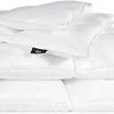 Serta Down Illusion Extra Warmth Hypoallergenic Down Alternative Comforter with Corner Loops, Twin/Twin XL, White