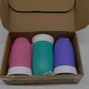 Nuby Wonder Cup - Spill-Proof Toddler Sippy Cups - (3 Pack) 10 oz - Sip from All Sides - Leak Resistant - Spoutless Transition Cup - Aqua/Purple/Pink