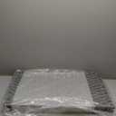 OIAHOMY Storage Basket with Lid, 42.3 Gallon (160L) Blanket Basket with Removable Liner Bag, Synthetic Wicker Hamper with Handle, Foldable, Hamper for Living Room, Grey