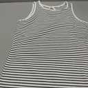 Amazon Essentials Women's Layering Tank (S, Black & White Stripes)