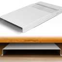 Dreyoo 1 Pack Air Vent Extender for Under Furniture, Adjustable Floor Vent Deflector (Extends from 16.5"-32"), Aluminum Alloy, Heat Resistant, Suitable for Under Bed, Sofa, Dresser, Improve Airflow