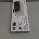 Wireless Keyboard and Mouse Ultra Slim Combo, TopMate 2.4G Silent Compact USB 2400DPI Mouse and Scissor Switch Keyboard Set with Cover, Batteries Included, for PC/Laptop/Windows/Mac - White