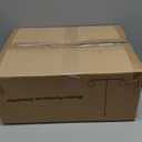 36" Gold Dining Room Light Fixture, No Assembly Required 6-Lights Kitchen Chandelier for Dining Room with White Fabric Shade, Chandelier Ceiling Light Fixture for Kitchen Island Bulb Not Included