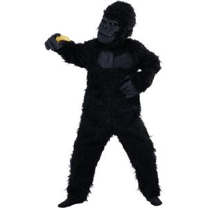 Child Deluxe Gorilla Costume (Large, Black)