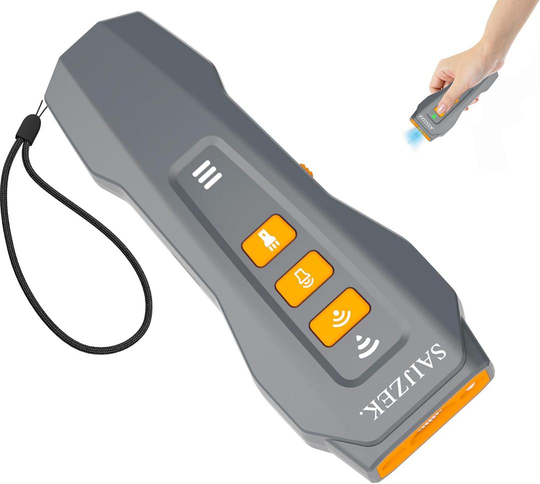 Ultrasonic Dog Trainer G2 | 3-in-1 Bark Deterrent Training Device | Anti Barking Silencer | Barks No More Devices | Stop Control Dogs Bad Behavior | Stopper Corrector Clicker Repellent, Gray