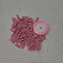 jijAcraft 100Pcs Clothespins with Ribbon, 1.4Inch Wooden Clothes Pins with 25Yds Pink Ribbon, Pink Photo Clips, Small Baby Shower Decor Clips, Crafts Clothespins for Wedding, Birthday