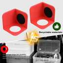 RULLINE Red Trunk Organizer Blocks with Storage Bag  Car Cargo Organizer, adjustable Dividers, Dual Grip Pads, Hook-and-Loop Press Fixing  Fits SUV/Sedan/Truck  Foldable