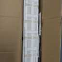 LazBlinds Cordless Bamboo Blinds, Roll Up Shades for Windows, Light Filtering Hanging Window Blinds, Bamboo Shades for Patio Indoor/Outdoor Porch, 35'' W x 72'' H, Whitewash B