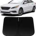 Windshield Sun Shade for Hyundai Sonata 2014-2019 | Car Front Window Sunshade with 240T Sun Visor Protector Blocks UV Rays Heat Sun Shield Accessories