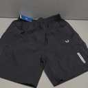 NORTHYARD Men's Athletic Running Shorts Gym Workout 7"/ 9"/ 5" Quick Dry Lightweight Sports Basketball Tennis 3 Zipper Pockets Darkgrey S