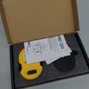 PREXISO Multi Surface Laser Level LED Light Vial, 30Ft Horizontal & Vertical Line Laser with Wall Mount Base, 2 Pins, 10 Sticker, 2 AA Batteries for Hanging Frames & Picture, Construction Wall Writing