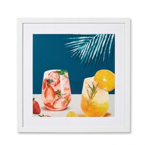 THREELOVE White 20x20 Frame with 16x16 Mat Opening Picture Frame -1PCS