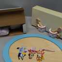 8th Wonder Bluey Toys Wooden Tea Party Set, 18-Piece Durable Toy Tea Set with Tray, Teapot, Teaspoons, and More, Pretend Play for Toddlers of Ages 3+