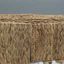 12x12in Storage Baskets Set of 4 Water Hyacinth Baskets,Foldable Handwoven Storage Cubes,Wicker Cube Baskets Laundry Organizer Totes for Home