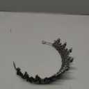 VELSCRUN Birthday Queen Tiara Crowns for Women Girls Black Crystal Birthday Queen Headband Sash Elegant Princess Crown Happy Birth Party Decorations Mom Sisters Birth Gift Hair Accessories