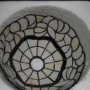 8-Inch Tiffany Style Lampshade Replacement, Pastoral Floral Stained Glass Lamp Shade Only for Table Lamps Pendant Lamp Wall Lights,Small hole