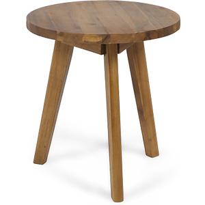 Christopher Knight Home Gino Outdoor Acacia Wood Side Table, Natural Finish Christopher Knight Home Gino Outdoor Acacia Wood Side Table, Natural Finish