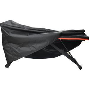 Mini Lustrous Weight Bench Cover, Adjustable Exercise Workout Bench Cover, Waterproof 600D Oxford Fabric for Indoor and Outdoor Use, 50" L x 23" W x 17" HBlack