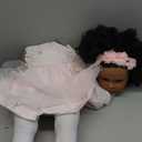 RXDOLL Reborn Toddler Baby Dolls Black Girl 26 Inch Big Size African American Realistic Baby Dolls That Look Real Babies Biracial Silicone Toddler Doll with Pretty Dress
