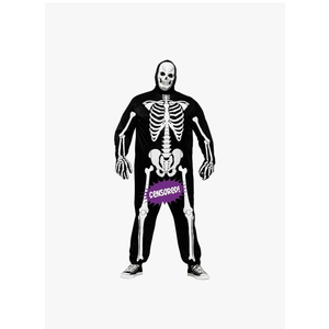 Fun World Costumes Men's Skeleboner Costume, Size S