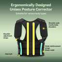 Back Brace Posture Corrector for Women and Men, 4-Point Back Support System for Upper/Lower Back Pain Relief, Scoliosis & Hunchback Correction, Adjustable & Breathable Shoulder Straightener, Medium